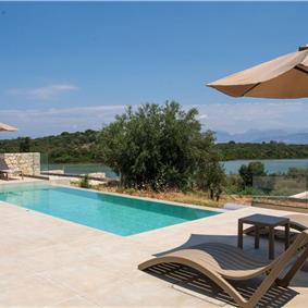  3 bedroom stone villa with pool & seaview, near Acharavi, sleeps 6